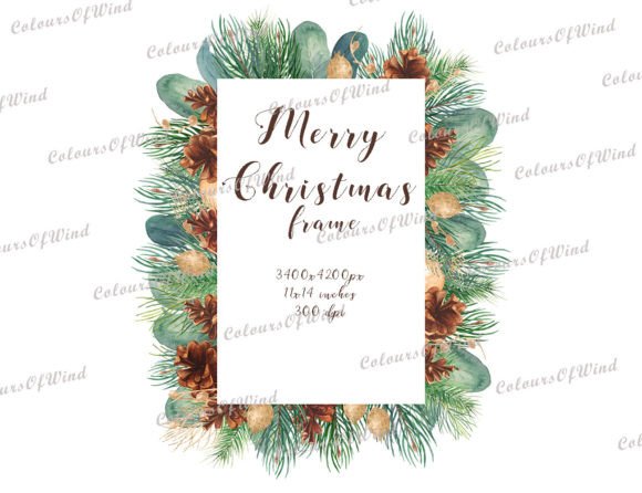 Download Christmas Tree Frame Clipart, Xmas PNG - Frame Collection