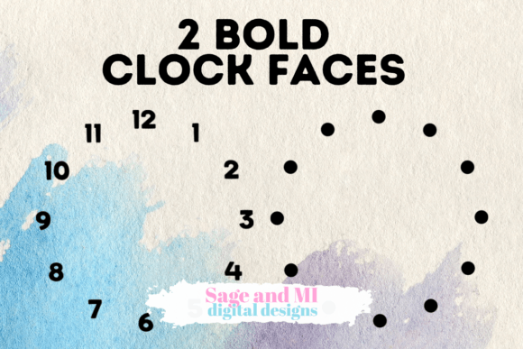 Download 2 Clock Faces on Transparent Backgrounds - Backgrounds Collection