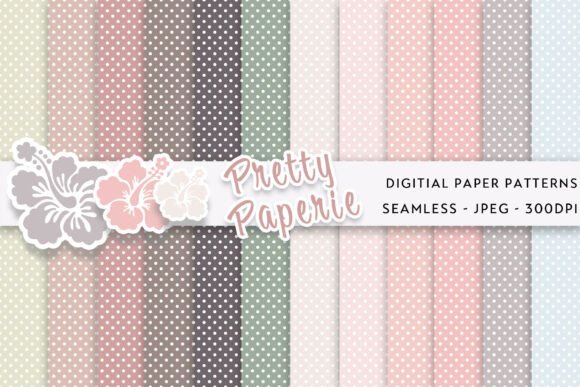 Download 12 Polka Dot Digital Paper Backgrounds - Backgrounds Collection