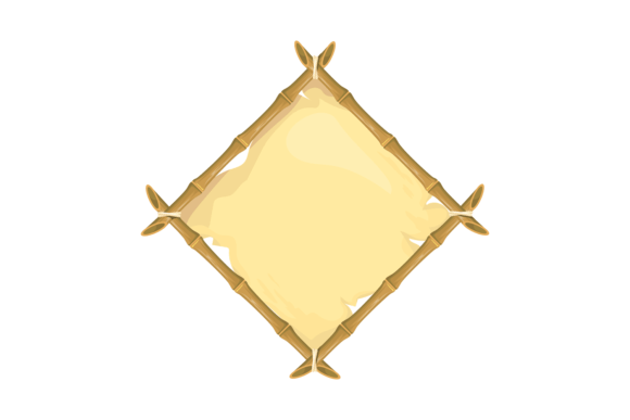 Download Bamboo Plate. Jungle Frame for Sign Luau - Frame Collection
