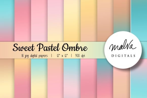 Download Sweet Pastel Colors Ombre Backgrounds - Backgrounds Collection