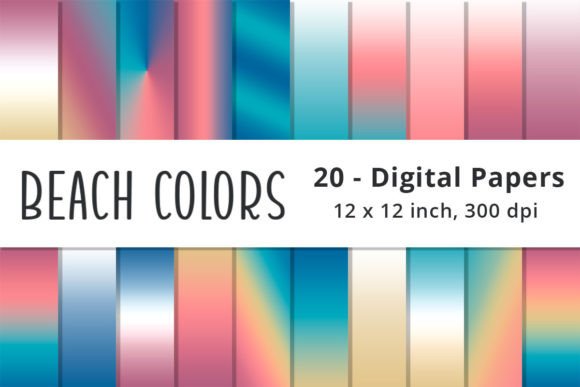 Download Beach Color Gradient Background Papers - Premium Resources